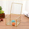 Square Opening Glass Geometry Garden Jewelry Boxs Mirror Jewelry Storage Bo X7S4
