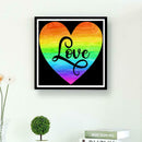 5D DIY Full Drill Diamond Painting LOVE Cross Stitch Embroidery Mosaic Craft Kit