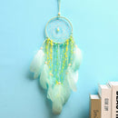 Handmade Feather Crafts Dream Catcher Wind Chimes Wall Hanging Decor With IYY