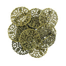 10pcs Blank Brooch Settings Cabochons Base Tray For Cabochon Cameo Findings