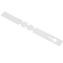 200pcs 2x20cm Plastic Plant Hanging Tags Nursery Gardening Labels(White)