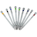 Set Of 9 Professional Watch Screwdrivers on Stand T8X2