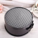 9INCH ROUND CAKE TIN SET NON STICK SPRING FORM LOOSE BASE BAKING PAN TRAY NEW