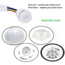 Motion Induction Switches Adjustable Movement Sensing Light Detector for Lamp