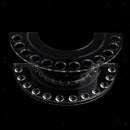 Multi-functional & Practical Acrylic 12 Holes Clear Brush Holder Organizers and
