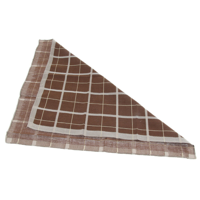 12pcs/set Men's 100% Cotton Square Handkerchief Hanky Wedding Party Hankie