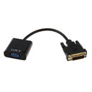 Fasdga Pro DVI-D 24+1 Pin Male to VGA 15 Pin Female Cable Adapter Converter S6N5