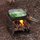 Stainless Steel Camping Cookware Cooking Picnic Cup Pot Pan Set Outdoor