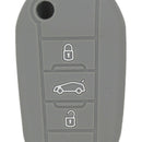 Car Key Protive Cover Holder for BUICK Flip Folding Remote Key Fob Gray
