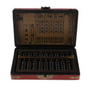 9 Column Abacus Soroban Winding Device Calculating Tool With Wooden Case