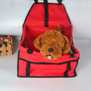 Pet Car Safety Seat Breathable Waterproof Cat Dog Travel Carrier Bag (Red) A