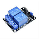5X(1Pcs 12V 2 Channel Relay Module Shield For Arduino Arm Pic Avr Dsp Elec V3M5)