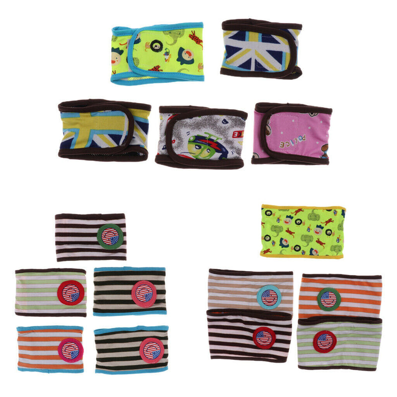 2pcs Washable Male Dog Diapers, Reusable Belly Bands for Male Dogs, Durable Male