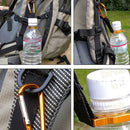 5x Aluminum Carabiner D-Ring Key Chain Keychain Clip Hook Outdoor Bottle  KJT