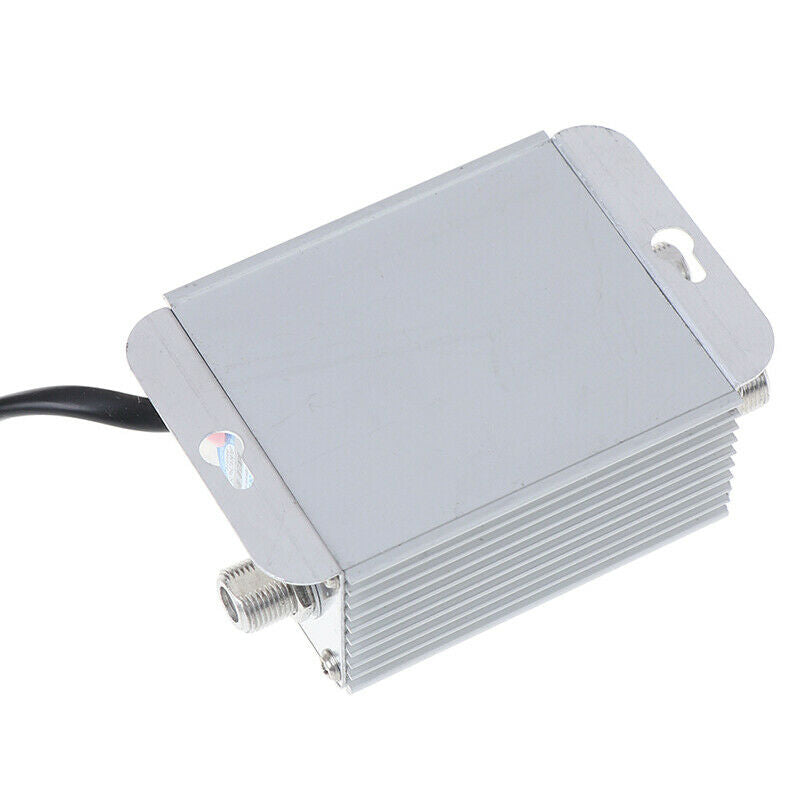 Standard AC 20dB Signal Booster Amplifier Cable TV/UHF/VHF/FM Antenna Split.ES