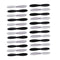 6 x Combo Propellers for Hubsan X4 H107 Propellers Blades Props Black + Whi X3H8