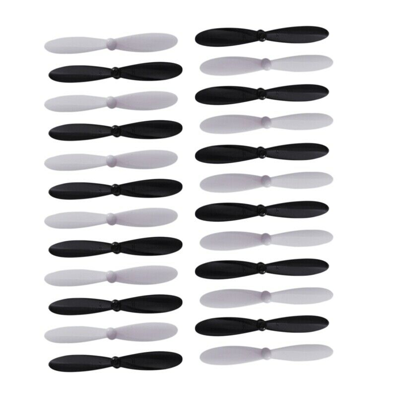 6 x Combo Propellers for Hubsan X4 H107 Propellers Blades Props Black + Whi X3H8