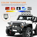 400W 6000K Led Work Light Bar Flood Spot Beam Offroad 4Wd Suv Driving Fog L W9V4