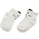 Baby Girls Cotton Cartoon Pattern Anti-Slip Socks White Sï¼ˆ0 - 2 yearsï¼‰