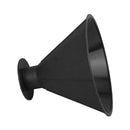Cone Shaped Scrape Windshield Ice Scraper Funnel Remover (Black 17.5cm)