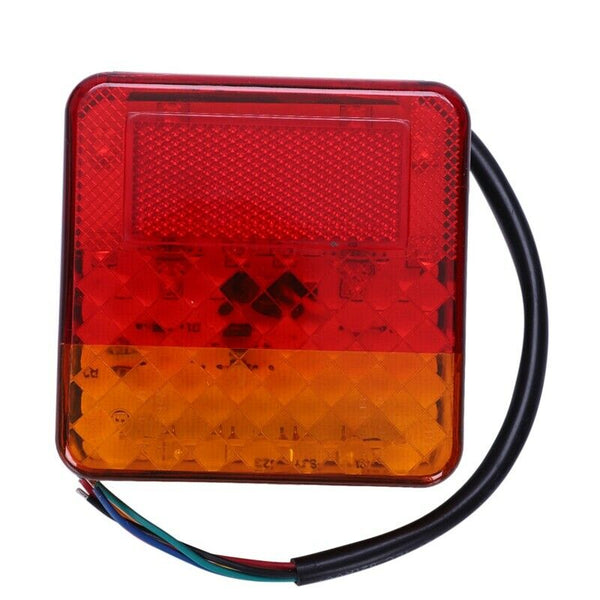 2 pieces 16 LED headlights taillights truck tractor trailer cart C4Y6