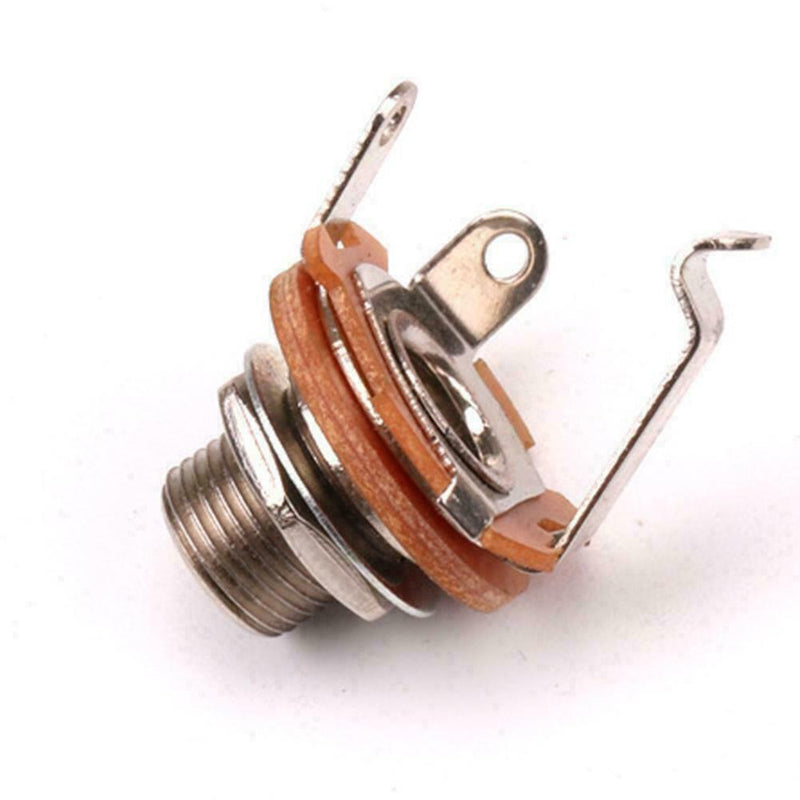 1/4 6.35mm 2-Conductor Mono Chassis Guitar Jack Input New Output Z8Q2