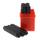 9 Pieces 8mm Steel Metal Punch 0-9 Number Stamp Stamping Kit Set With Red Case
