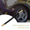 Flexible Hose Car Wheel Valve Stem Tire Valve Extension with Cap (190mm) A