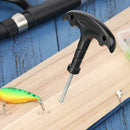 Winter Outdoor Metal Screw Fixed Nail Ice Fishing Auger Spiral Drill Rod