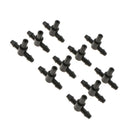 Irrigation Connector 10pcs Pipe System 4/7mm Barb Drip Tee Hose