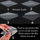 Food Service Tray Breafast Drinks Cake Trays Acrylic Makeup Organizer Black