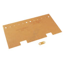 2Pcs/set Clear Acrylic Templates for Handbag Shoulder Making Leather Crafts