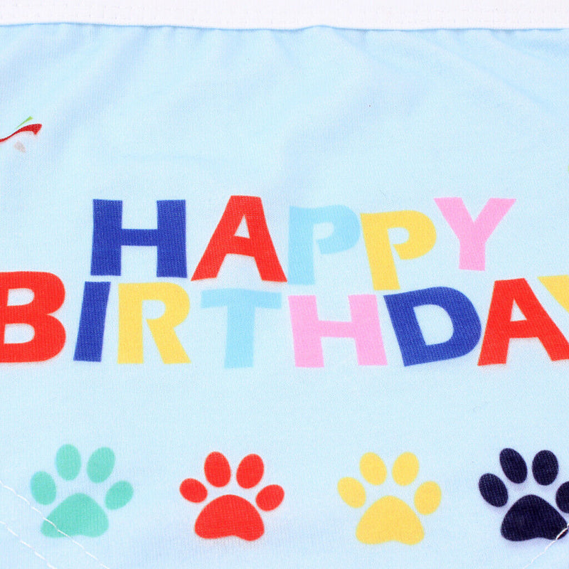 2pcs Pet Dog Cat Birthday Party Hat Lovely Happy Birthday Cap Scarf Set