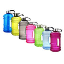 75oz Large Water Drinking Dumbbell Flask Training Sports Outdoor Gym,Blue