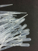 100PCS 3ML Disposable Plastic Eye Dropper Set Transfer Graduated Pipettes LJAU