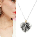 "watch over your "Open Locket Heart Shape Fashion Pendant Women Necklace Gi I2Q8