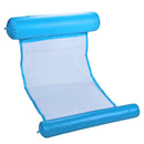Air Mattress Foldable Swimming Beach Inflatable Float Cushion Bed (Blue)