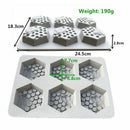 6Holes Honeycomb Soft Silicone Mold For Soap Fondant Beehive Handmade Mol YSF