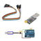 USB to TTL CH340 module CH340G 3.3v 5v switch with stc download cable