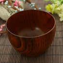 Natural Jujube Bar Wooden Cup Mugs With Handgrip Coffee Tea Milk