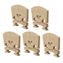 5pcs 4/4 Size Violin Bridge Replacements for Violinist