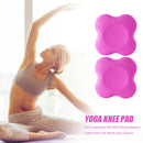 2pcs Yoga Knee Pad Wrist Elbows Balance Support Sprot Cushion (Rose Red)