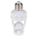 Infrared PIR Motion Sensor E27 LED-Light Lamp Bulb Holder Socket Switch 110/22ME