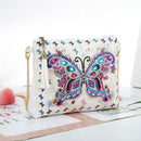 DIY Butterfly Special Shaped Diamond Painting Leather Chain Messenger Bag Wal