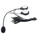 Motorcycle Helmet Headset with Mic 3.5mm Jack Wired MP3 Music Earphones