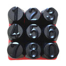6mm Marking Stamps Steel Hand Metal Set Punch Numbers Die Tool Craft in Case