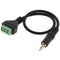 3.5mm Female Plug 3 Pin Terminal Block Stereo Audio Connectors
