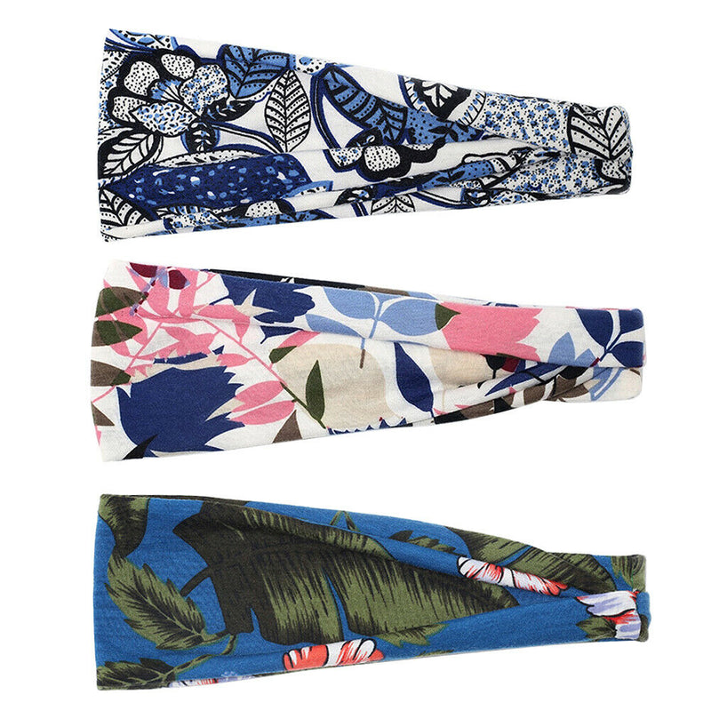 3pcs Sport Hair Bands Running Fitness Yoga Women Elastic Workout Sweatband