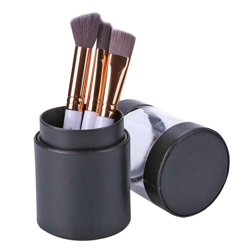 Visible Makeup Brush Holder Travel Cosmetic Pens Storage Organizer (Black) A