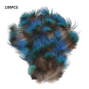 100pcs Beautiful Natural Peacock Feather Plume Christmas Holiday Decoration DOZ